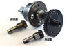 Chrome Steel Diff Bevel Gear 39T & Pinion Gear 09T For Arrma 1:8 Kraton 6S / Outcast 6S / Talion 6S / KRATON 6S V5 / NOTORIOUS 6S V5 / 1:7 Fireteam 6S - 5Pc Set Black
