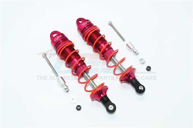 Arrma Kraton 6S BLX (AR106005/106015/106018) Aluminum Front Adjustable Dampers 110mm - 1Pr Set Red