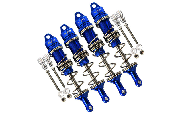 Arrma 1/8 KRATON 6S BLX  Aluminum Front 115mm & Rear 135mm Double Section Spring Dampers - Blue