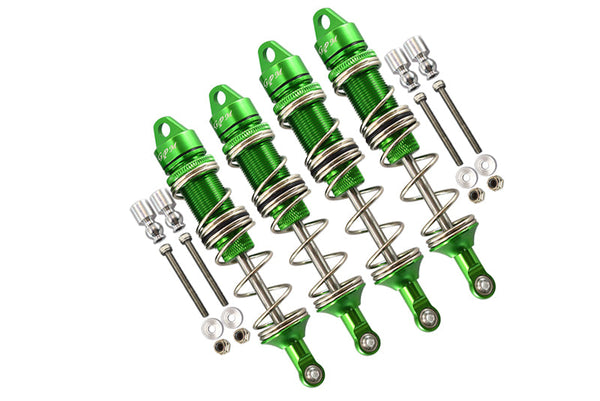 Arrma 1/8 KRATON 6S BLX  Aluminum Front 115mm & Rear 135mm Double Section Spring Dampers - Green