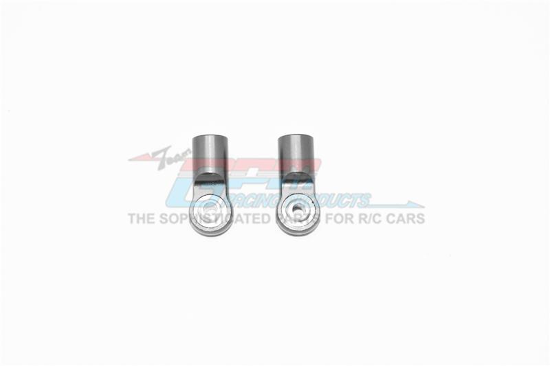 Aluminum Ball Ends For GPM Optional Rear Dampers Item# MAK135RAA For Arrma Kraton 6S BLX - 2Pc Set Gray Silver