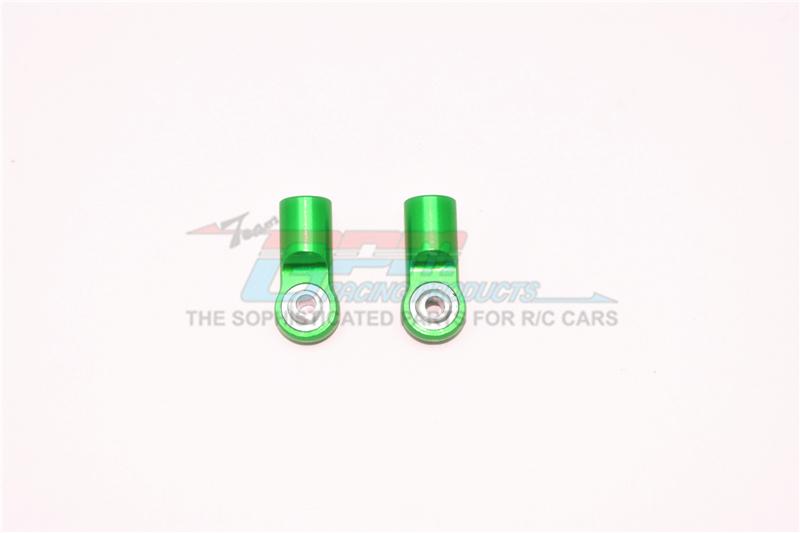 Aluminum Ball Ends For GPM Optional Rear Dampers Item# MAK135RAA For Arrma Kraton 6S BLX - 2Pc Set Green