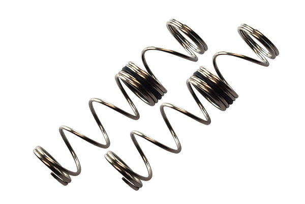 Spare Springs 1.7mm Coil Length For GPM Optional Rear Shocks Item# MAK135RA/RAA For Arrma 1/8 Kraton 6S - 6Pc Set Silver