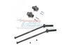 Arrma KRATON 6S BLX / OUTCAST 6S BLX Aluminum Rear CVD Drive Shaft + 13mm Hex -10Pc Set Gray Silver