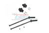 Arrma KRATON 6S BLX / OUTCAST 6S BLX Aluminum Front CVD Drive Shaft + 13mm Hex -10Pc Set Black