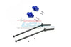 Arrma KRATON 6S BLX / OUTCAST 6S BLX Aluminum Front CVD Drive Shaft + 13mm Hex -10Pc Set Blue