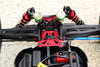 Arrma 1:8 KRATON 6S / OUTCAST 6S/ TALION 6S BLX / KRATON 6S V5 / NOTORIOUS 6S V5 Aluminum Turnbuckles Tie Rods - 5Pcs Set Orange