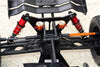 Arrma 1:8 KRATON 6S / OUTCAST 6S/ TALION 6S BLX / KRATON 6S V5 / NOTORIOUS 6S V5 Aluminum Turnbuckles Tie Rods - 5Pcs Set Black