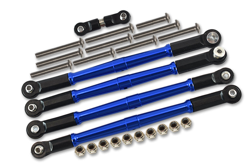 Arrma 1:8 KRATON 6S / OUTCAST 6S/ TALION 6S BLX / KRATON 6S V5 / NOTORIOUS 6S V5 Aluminum Turnbuckles Tie Rods - 5Pcs Set Blue