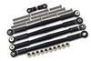 Arrma 1:8 KRATON 6S / OUTCAST 6S/ TALION 6S BLX / KRATON 6S V5 / NOTORIOUS 6S V5 Aluminum Turnbuckles Tie Rods - 5Pcs Set Black