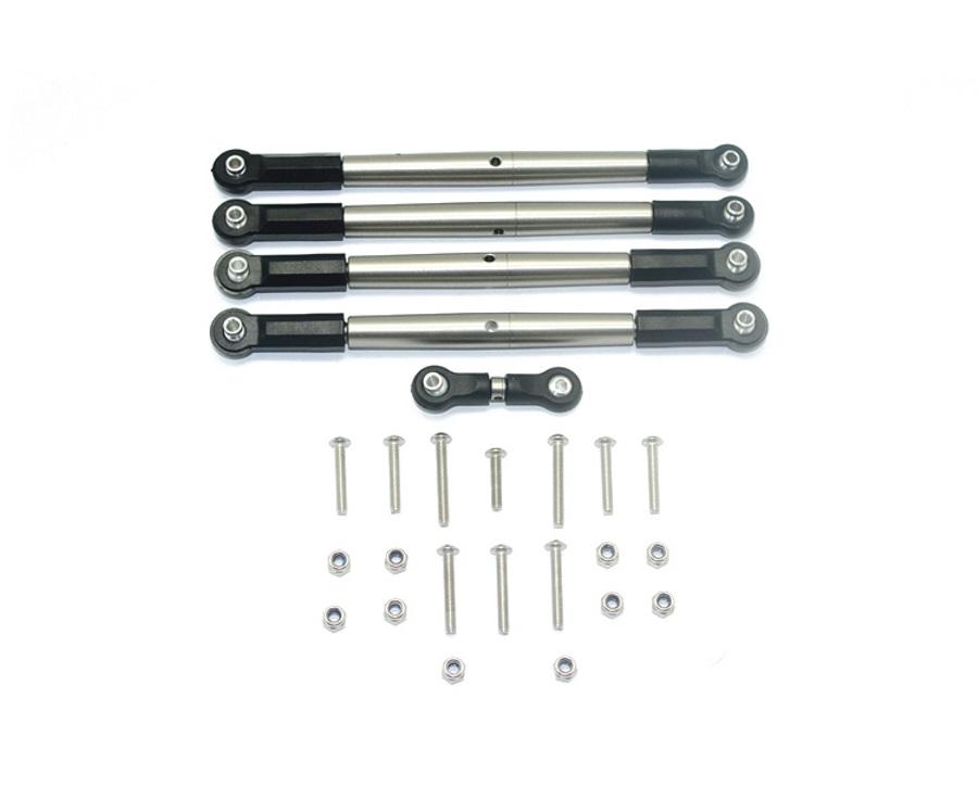 Arrma KRATON / OUTCAST / TALION 6S BLX Stainless Steel Adjustable Tie Rods - 5Pc Set Original Color