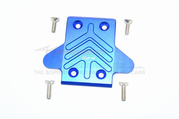 Arrma Kraton 6S BLX (AR106005/106015/106018) Aluminum Front Chassis Protection Plate - 1Pc Set Blue