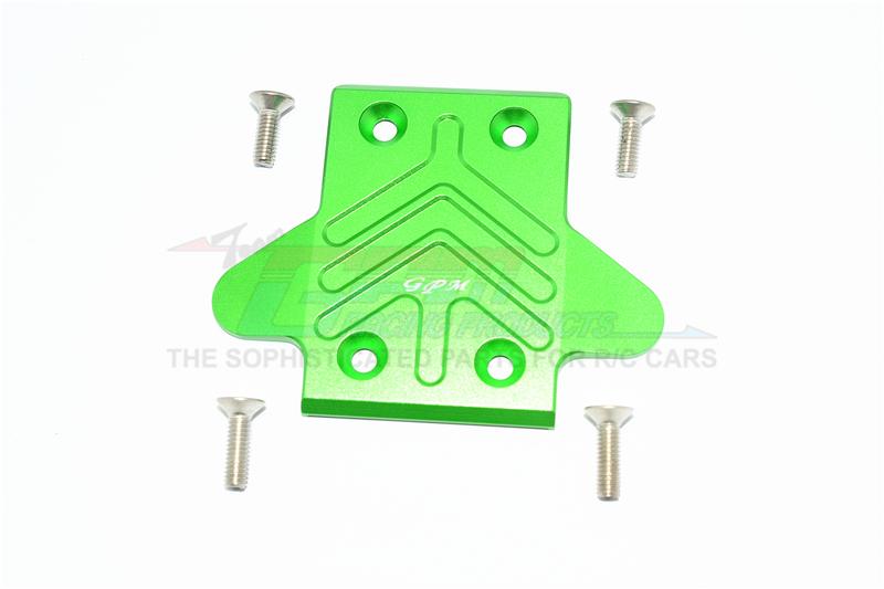 Arrma Kraton 6S BLX (AR106005/106015/106018) Aluminum Front Chassis Protection Plate - 1Pc Set Green
