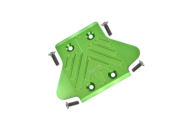 Arrma KRATON / OUTCAST / NOTORIOUS / SENTON 6S BLX Aluminum Rear Chassis Protection Plate - 1Pc Set Green