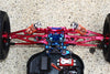 Arrma KRATON / OUTCAST / NOTORIOUS 6S BLX Aluminum F Upper + Lower Arms, R Lower Arms, F+R Knuckle Arms, CVD Drive Shaft, 13mm Hex - Combo Pack 56Pc Set Red