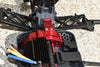 Arrma 1:10 KRATON 4S BLX / SENTON 3S BLX Aluminum Rear Gear Protection Motor Mount - 10Pc Set Red