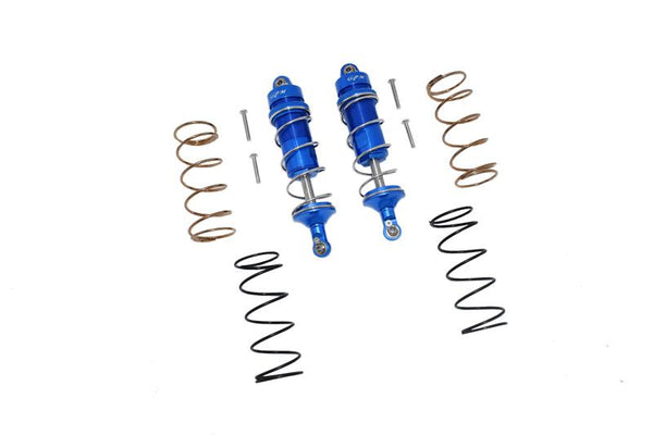 Arrma 1/10 KRATON 4S BLX Aluminum Front Thickened Spring Dampers 107mm - 10Pc Set Blue