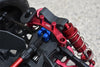 Arrma 1/10 KRATON 4S BLX Aluminum Front Body Post Stabilizer - 3Pc Set Red