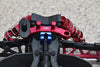 Arrma 1/10 KRATON 4S BLX Aluminum Front Body Post Stabilizer - 3Pc Set Red