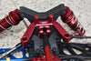 Arrma 1/10 KRATON 4S BLX Aluminum Rear Body Post Stabilizer - 3Pc Set Blue