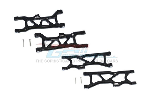 Arrma 1/10 KRATON 4S BLX Aluminum Front & Rear Lower Arms - 4Pc Set Black