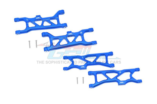 Arrma 1/10 KRATON 4S BLX Aluminum Front & Rear Lower Arms - 4Pc Set Blue
