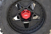 Aluminum Wheel Lock For Arrma 1:5 KRATON 8S BLX / OUTCAST 8S BLX / KRATON EXB Roller - 4Pc Set Red