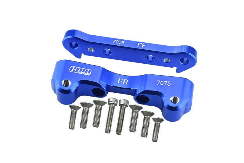 Aluminum Front Lower Suspension Mount for Arrma 1:5 KRATON 8S BLX / Outcast 8S BLX / KRATON EXB Roller Upgrades - Blue