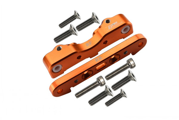 Aluminum Rear Lower Suspension Mount For Arrma 1:5 KRATON 8S BLX / OUTCAST 8S BLX / KRATON EXB Roller - 2Pc Set Orange