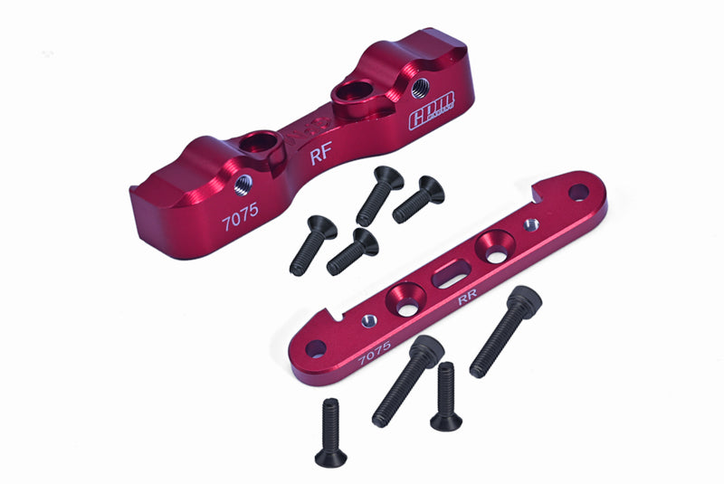 Aluminum 7075 Rear Lower Suspension Mount For Arrma 1:5 KRATON 8S / OUTCAST 8S / KRATON EXB / OUTCAST EXB - Red