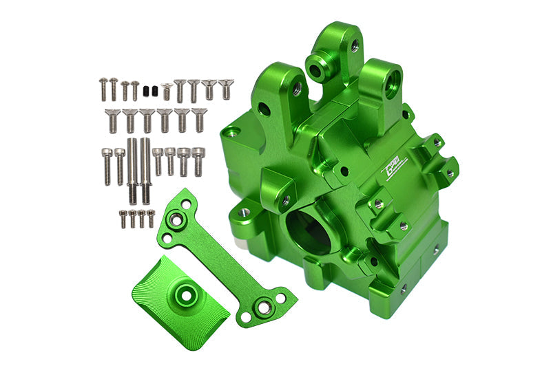 Arrma 1/5 KRATON 8S BLX Monster Truck Aluminum Front Or Rear Gear Box - 34Pc Set Green