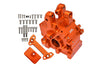 Arrma 1/5 KRATON 8S BLX Monster Truck Aluminum Front Or Rear Gear Box - 34Pc Set Orange