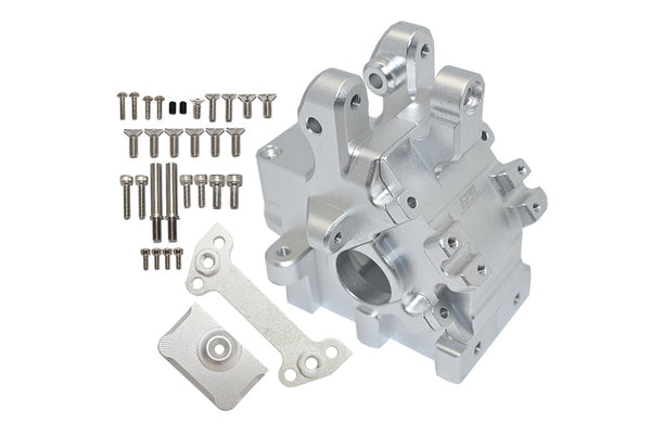 Arrma 1/5 KRATON 8S BLX Monster Truck Aluminum Front Or Rear Gear Box - 34Pc Set Silver