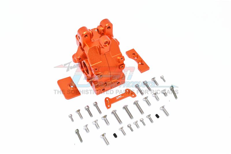 Arrma 1/5 KRATON 8S BLX / OUTCAST 8S BLX Aluminum Rear Gear Box - 1 Set Orange