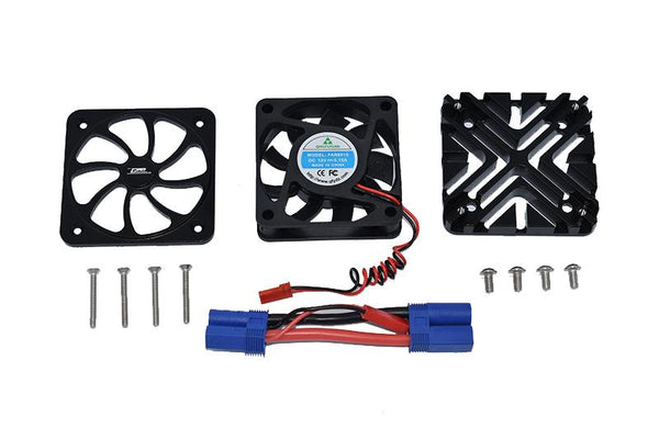 Arrma 1/5 KRATON 8S BLX / OUTCAST 8S BLX Aluminum Motor Heatsink With Cooling Fan - 1 Set Black