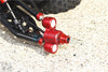 Aluminum Front Knuckle Arms For Arrma 1:5 KRATON 8S BLX / OUTCAST 8S BLX / KRATON EXB Roller - 2Pc Set Red