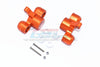 Arrma 1/5 KRATON 8S BLX Monster Truck Aluminum Front Knuckle Arms - 2Pc Set Orange