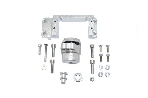 Arrma 1:5 KRATON 8S BLX / OUTCAST 8S BLX Aluminum Servo Mount +25T Aluminum Servo Horn With Built-In Spring - 20Pc Set Silver