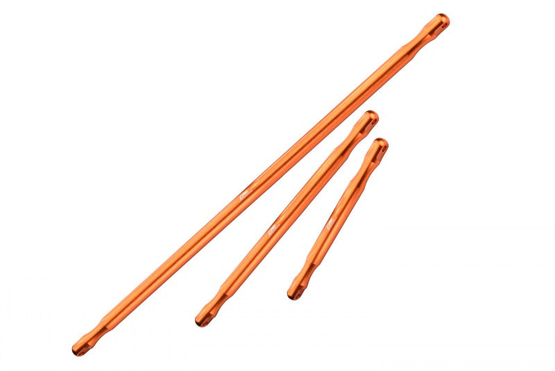 Arrma 1/5 KRATON 8S BLX Monster Truck Aluminum Front & Center & Rear Support Brace Bar - 3Pc Orange