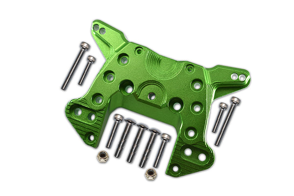 Aluminum Front Shock Mount For Arrma 1:5 KRATON 8S BLX / OUTCAST 8S BLX / KRATON EXB Roller - 1 Set Green