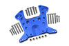 Aluminum Rear Shock Mount For Arrma 1:5 KRATON 8S BLX / OUTCAST 8S BLX / KRATON EXB Roller - 1 Set Blue
