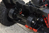 Aluminum Rear Wheelie With Wing Mount For Arrma 1:5 KRATON 8S BLX / OUTCAST 8S BLX / KRATON EXB Roller - 1 Set Orange