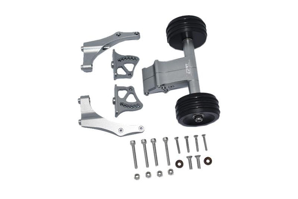 Arrma 1/5 KRATON 8S BLX / OUTCAST 8S BLX Aluminum Rear Wheelie With Wing Mount - 1 Set Gray Silver