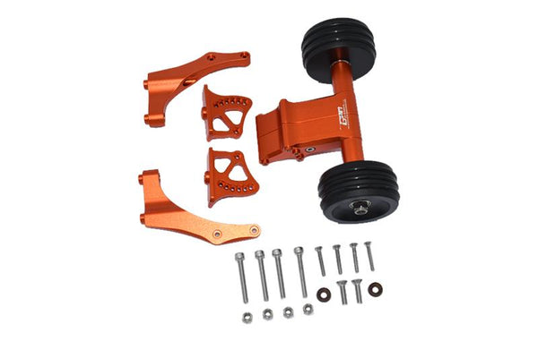 Arrma 1/5 KRATON 8S BLX / OUTCAST 8S BLX Aluminum Rear Wheelie With Wing Mount - 1 Set Orange