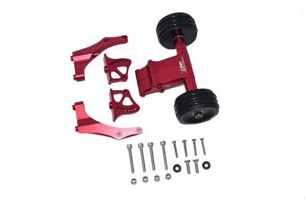 Arrma 1/5 KRATON 8S BLX / OUTCAST 8S BLX Aluminum Rear Wheelie With Wing Mount - 1 Set Red