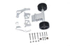 Arrma 1/5 KRATON 8S BLX / OUTCAST 8S BLX Aluminum Rear Wheelie With Wing Mount - 1 Set Silver