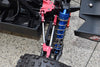 Aluminum Rear Tie Rods With Stabilizer For Arrma 1:5 KRATON 8S BLX / OUTCAST 8S BLX / KRATON EXB Roller - 12Pc Set Blue