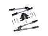 Arrma 1/5 KRATON 8S BLX/Outcast 8S BLX Aluminum Rear Tie Rods With Stabilizer - 12Pc Set Black