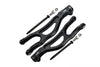 Aluminum Front Upper Arms For Arrma 1:5 KRATON 8S BLX / OUTCAST 8S BLX / KRATON EXB Roller - 2Pc Set Black