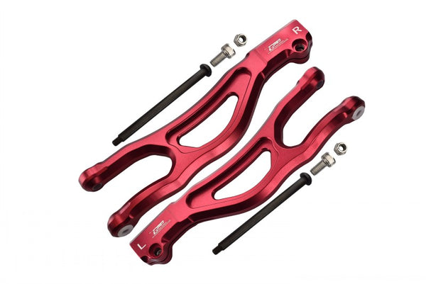 Aluminum Front Upper Arms For Arrma 1:5 KRATON 8S BLX / OUTCAST 8S BLX / KRATON EXB Roller - 2Pc Set Red